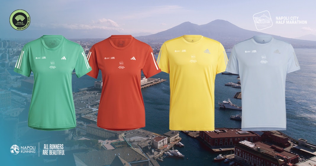 t-shirt Napoli City Half Marathon